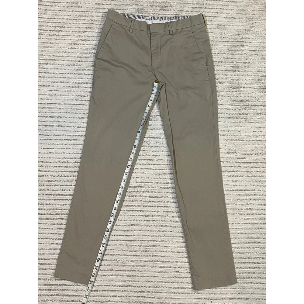Express Performance Extra Slim Chino Pants Mens 28x32 Taupe Khaki Stretch+